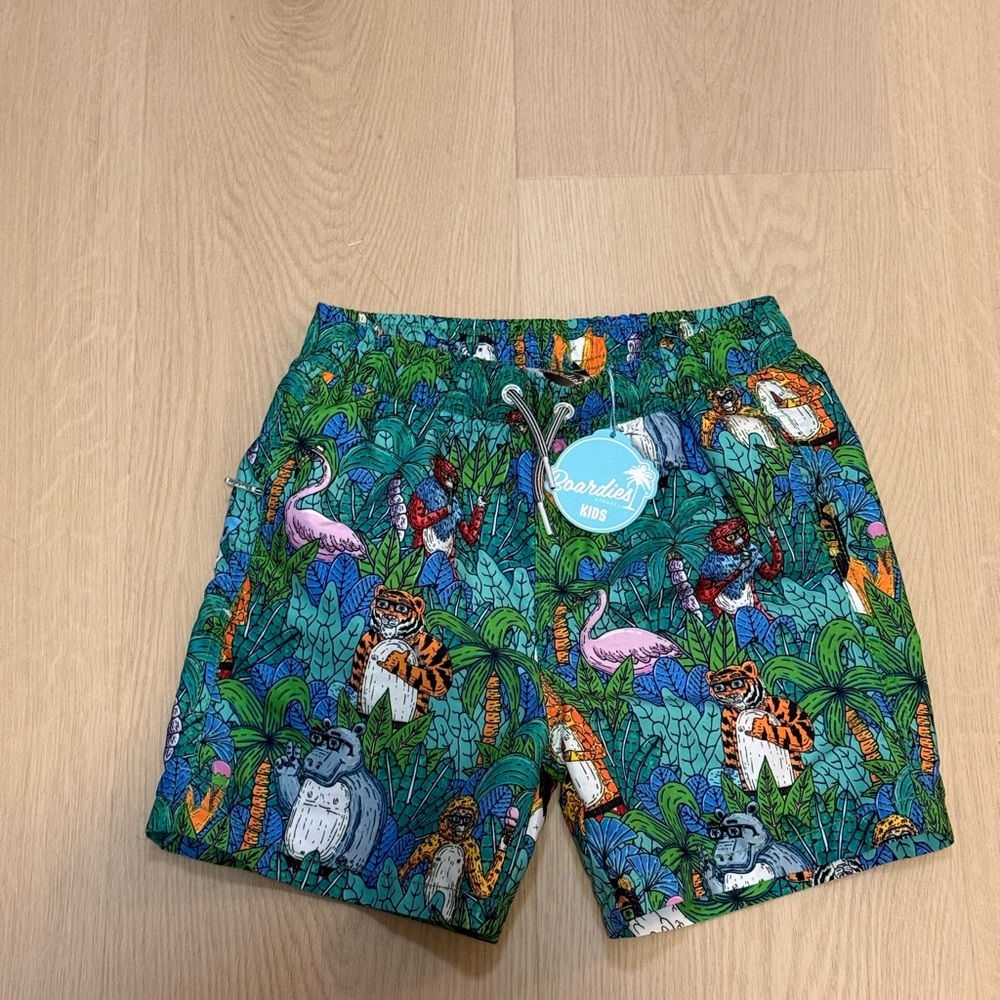 Boardies Apparel Kids Swim Shorts
Kids Jungle Adventure Shorts - Green